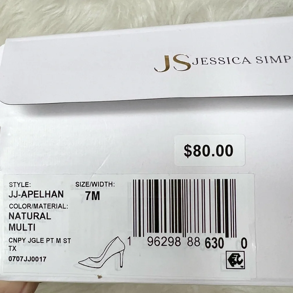 Jessica Simpson Apelhan Womens Pointed Closed Toe Stiletto Heel Pumps in Floral